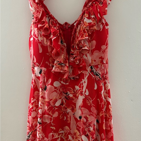 Floral Red Dress - Picture 2 of 6